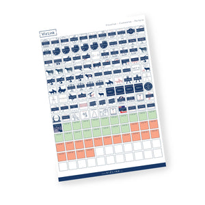 
                  
                    June to June Year Planner |A0 Laminated poster with Stickers + Whiteboard Marker LOGO PACKAGE
                  
                
